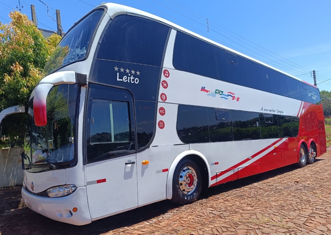 1 Marcopolo Paradiso DD GVI 1800 2010 K 380 43 Leito Total 6530 1 Marcopolo Paradiso DD GVI 1800 2010 K 380 43 Leito Total 6530